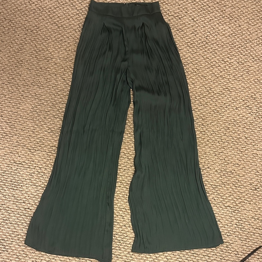 MINKPINK Dark Green Wide Leg Pants